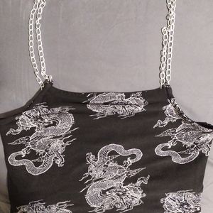 Dragon strappy top size M